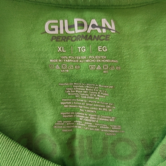 PICKLEBALL RIVERSTYKS Lime Green Performance Tshirt - Picture 3 of 5